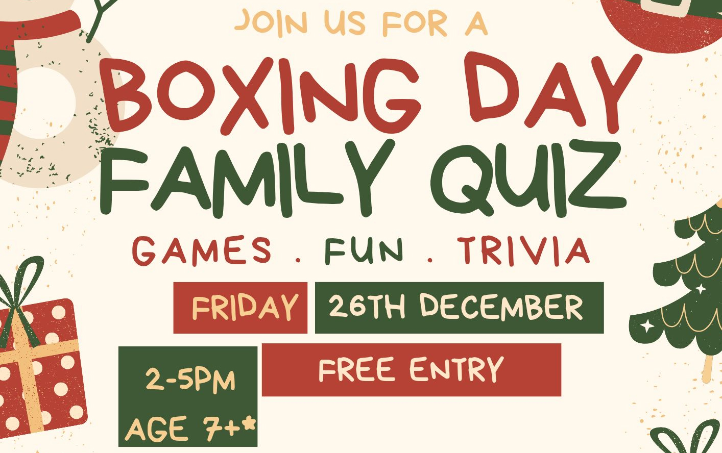 Boxing Day Family Quiz
